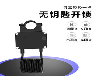 藍(lán)牙單車(chē)鋼纜鎖